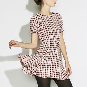 Gingham Reformation mini dress NWT